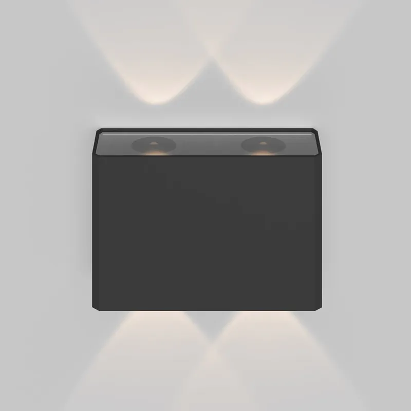 Solo Oggi Lampada da parete per esterno a LED struttura in alluminio dal design moderno - 4W - Lumen 200 - 3000k Luce Calda - IP54