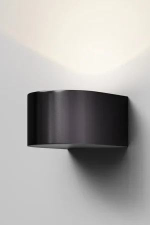 Ultimissimo Modello Applique per esterno a LED moderna in alluminio e diffusore in vetro - 5W - Lumen 500 - 3000k Luce Calda - IP54