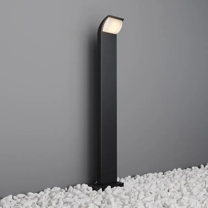 Lampione da giardino struttura in alluminio e diffusore LED in acrilico - 7W - Lumen 450 - 3000k Luce Calda - IP65 Spedito Oggi