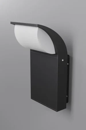 Subito Disponibile Applique per esterno con struttura in alluminio e diffusore LED in acrilico - 7W - Lumen 450 - 3000k Luce Calda - IP65