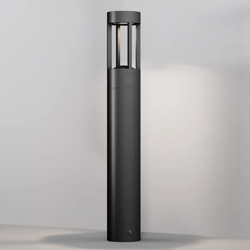 Lampione da giardino con struttura in alluminio diffusore a LED in vetro - 9W - Lumen 450 - 3000k Luce Calda - IP65 Occasione