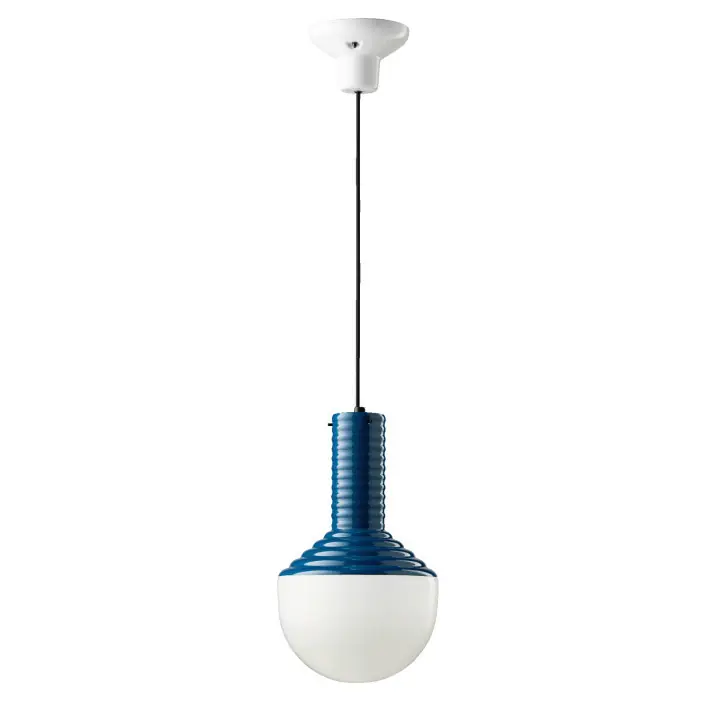 Lampada a sospensione in ceramica con diffusore in vetro dal design moderno - 60W - IP20 Esclusivo