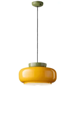 Lampada a sospensione moderna con diffusore largo in ceramica - 60W - IP20 Compra Adesso