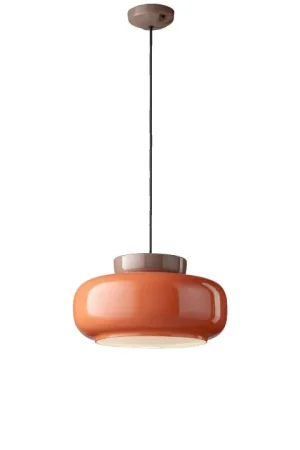 Lampada a sospensione moderna con diffusore largo in ceramica - 60W - IP20 Ultima Occasione