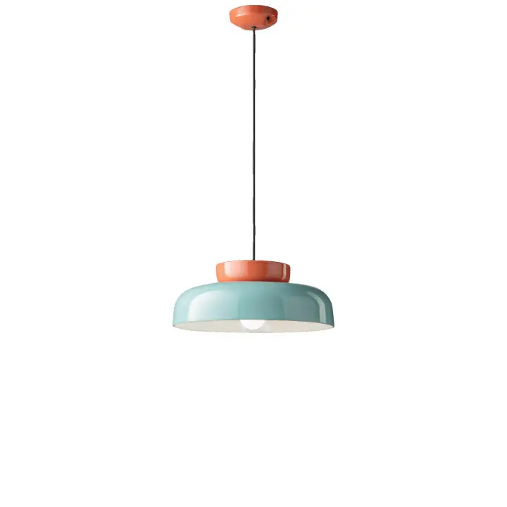Lampada a sospensione dal design moderno con diffusore largo in ceramica - 60W - IP20 Compra Adesso