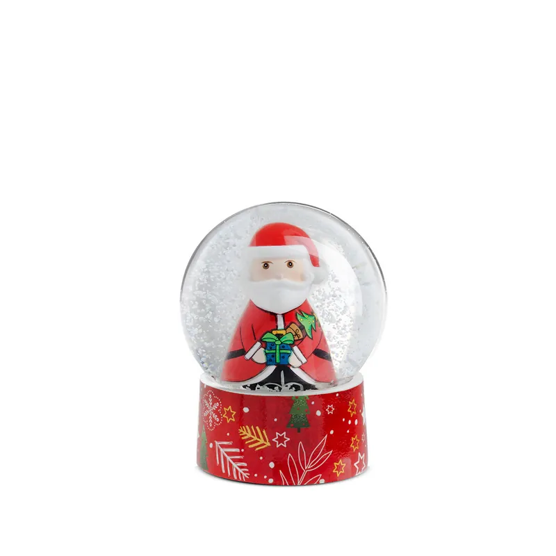 Pagamento Sicuro Palla di neve a luci led con Babbo Natale