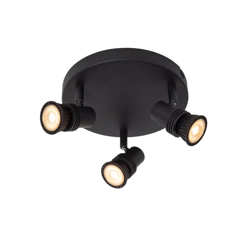 Faretto da soffitto in metallo con triplo diffusore orientabile - 50W - IP20 Più Venduto