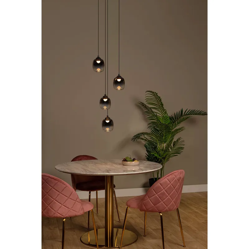 Lampada a sospensione moderna con 4 LED dimmerabili - 5W - Lumen 600x4 - 3000k Luce Calda - IP20 Prezzo Conveniente