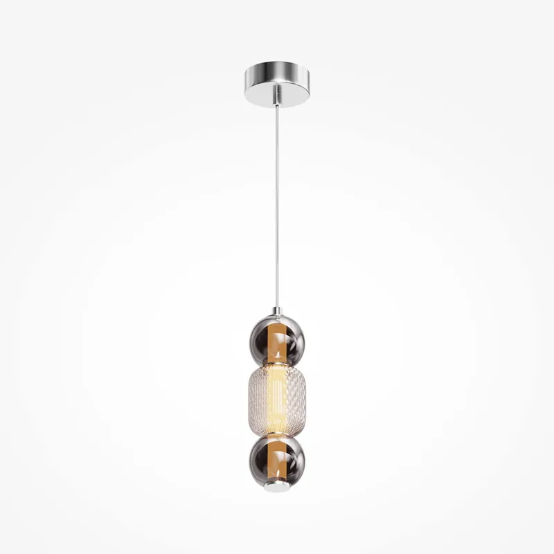 Lampada a sospensione a LED con diffusore pendente in vetro dal design moderno - 16W - Lumen 2000 - 3000k Luce Calda - IP20 Nuovo Arrivo