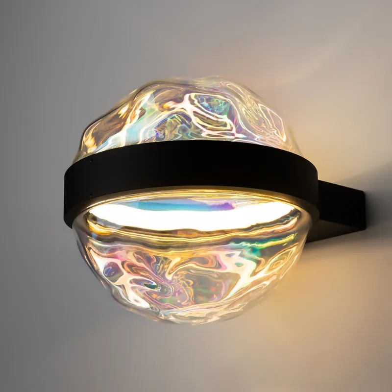 Lampada da parete a led dimmerabile con diffusore in vetro - 6W - Lumen 650 - 2700k Luce Calda - IP20 Ultime Pezzi