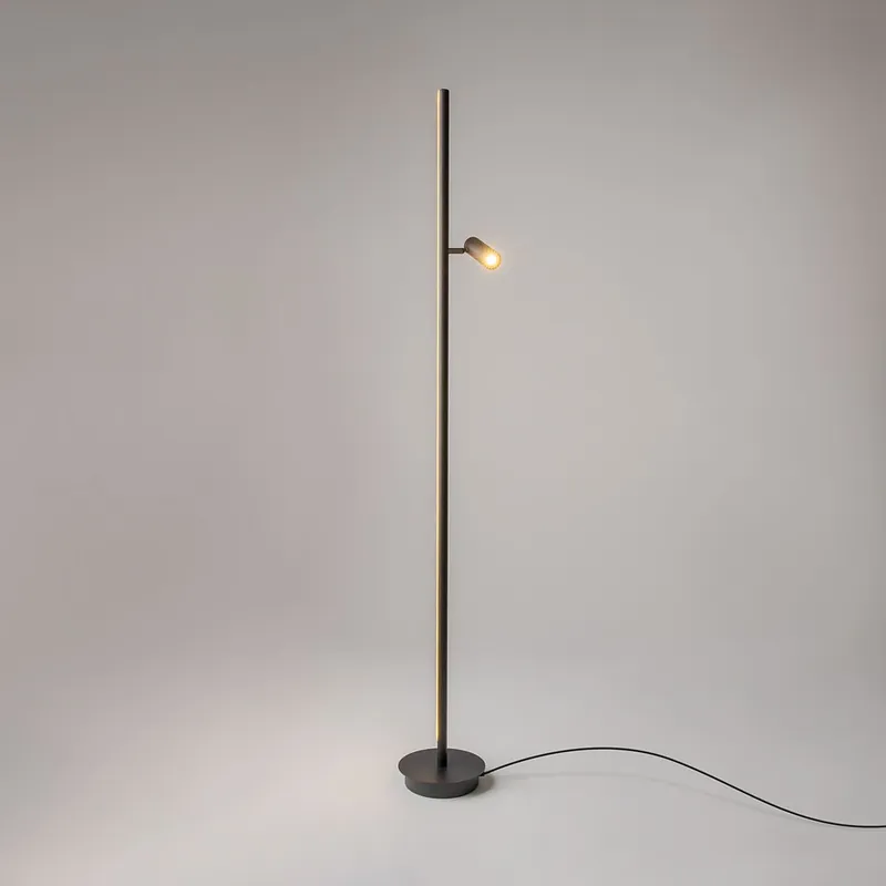 Prezzo Ridotto Lampada da terra in metallo con diffusore a led dimmerabile - 14W - Lumen 800 - 3000k Luce Calda - IP20