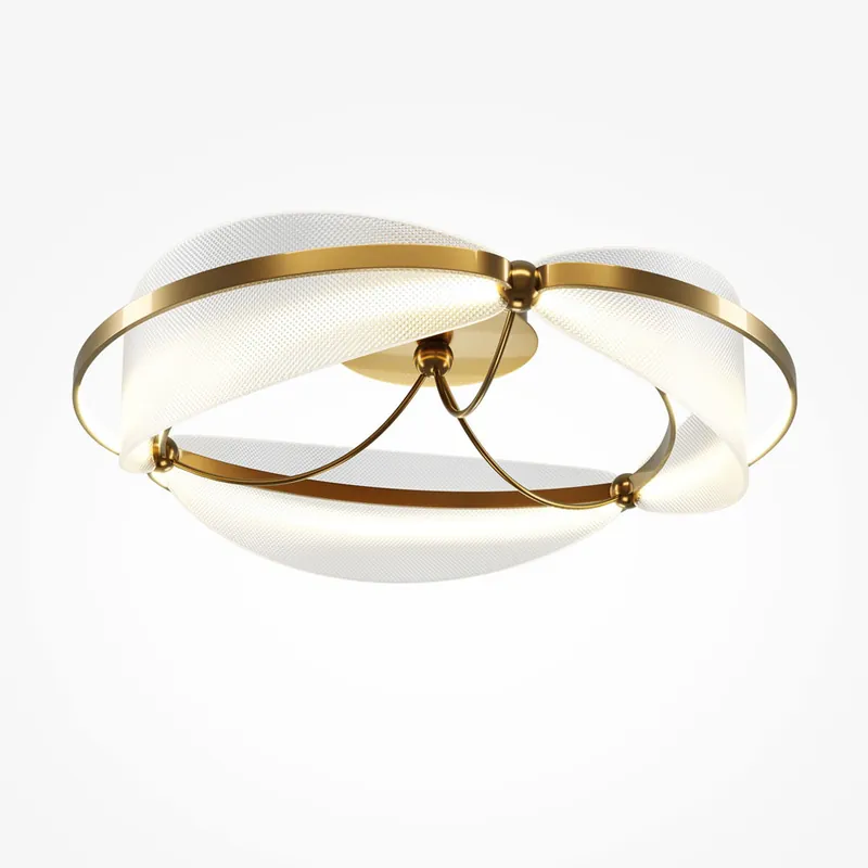Lampada da soffitto in metallo con diffusore a led dal design moderno - 45W - Lumen 2700 - 3000k Luce Calda - IP20 Promozione Esclusiva