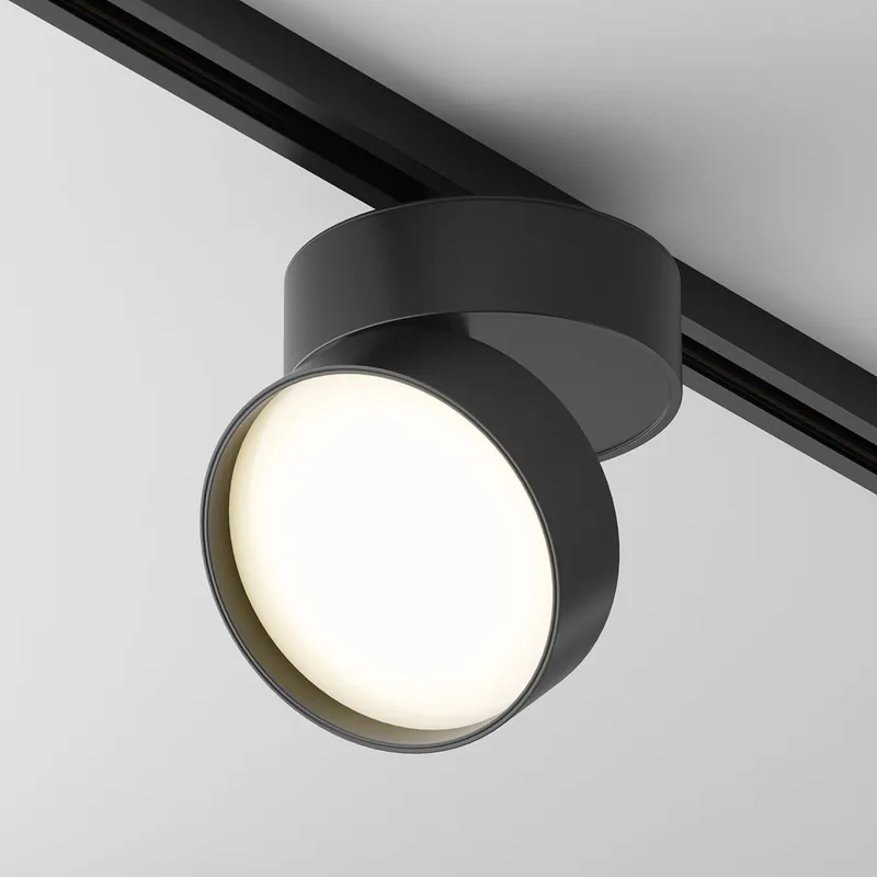 Prezzo Conveniente Faretto per sistema a binario con diffusore orientabile a LED - 18W - Lumen 1370 - 3000k Luce Calda - IP20