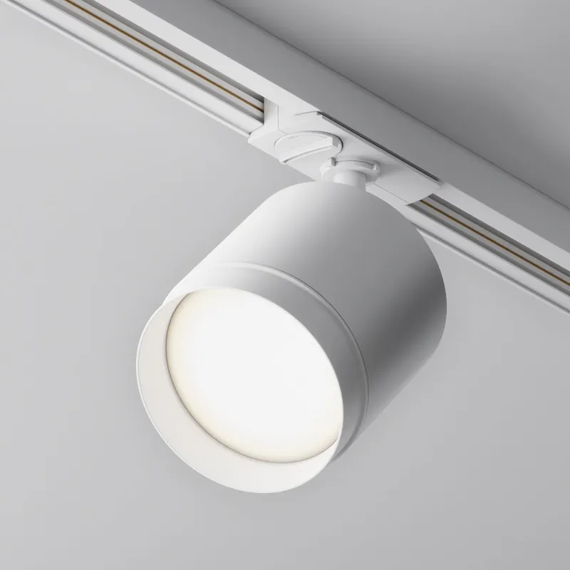 Faretto per sistema a binario monofase con diffusore orientabile - 15W - IP20 Vendita Finale