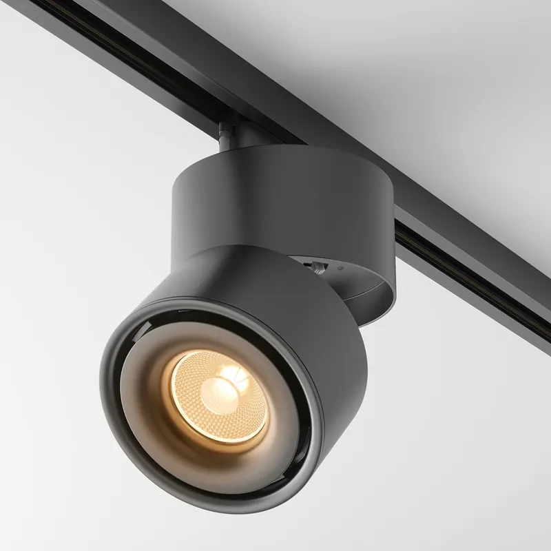 Faretto moderno in alluminio con LED per sistema binario monofase - 15W - Lumen 1207 - 3000k Luce Calda - IP20 Promo Stagionale