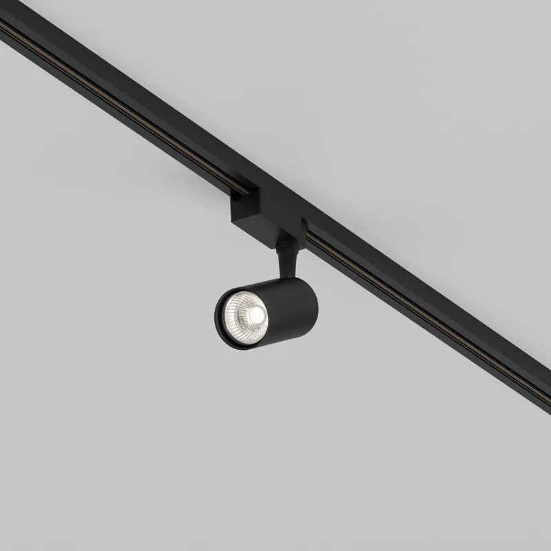 Spedizione Espresso Faretto a led moderno in alluminio per sistema a binario - 6W - Lumen 500 - 4000k Luce Naturale - IP 20