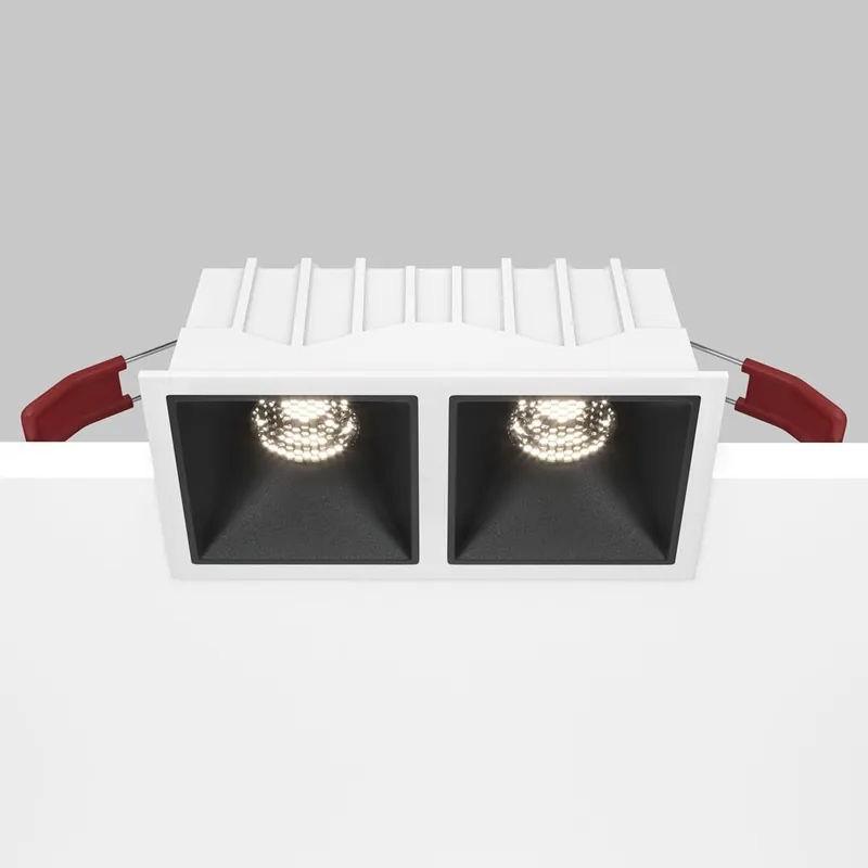 Nuovo Arrivo Faretto da incasso quadrato con doppio diffusore a led - 20W - Lumen 1000 - 4000k Luce Naturale - IP20