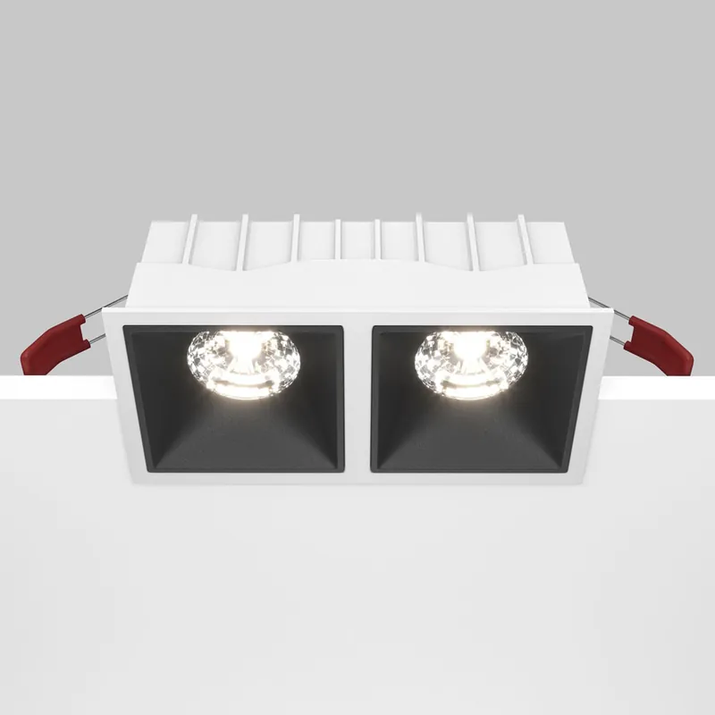 Compra Adesso Faretto da incasso quadrato con doppio diffusore a led moderno - 30W - Lumen 2350 - 4000k Luce Naturale - IP20
