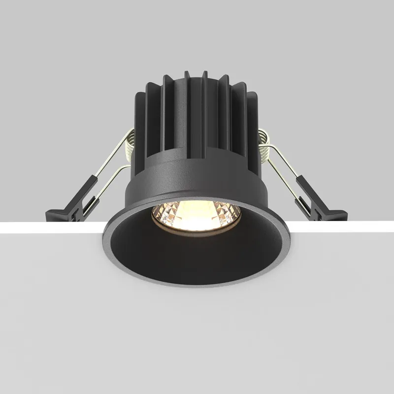 Faretto da incasso rotondo con diffusore a led - 7W - Lumen 450 - 3000k Luce Calda - IP20 Offerta Lampo
