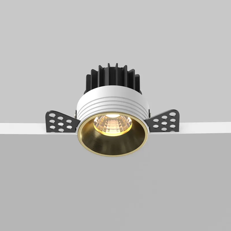 Direttamente Dal Produttore Faretto da incasso con diffusore a led rotondo - 7W - Lumen 480 - 3000k Luce Calda - IP20
