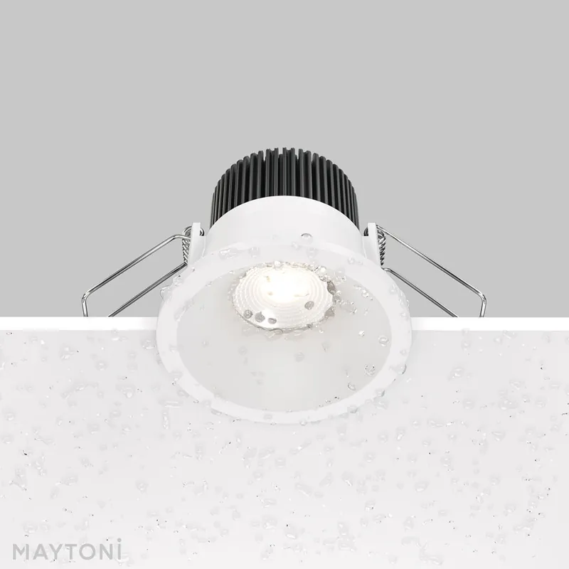 Offerta Lampo Faretto a LED da incasso in alluminio rotondo dal design moderno - 6W - Lumen 410 - 4000k Luce Naturale - IP20