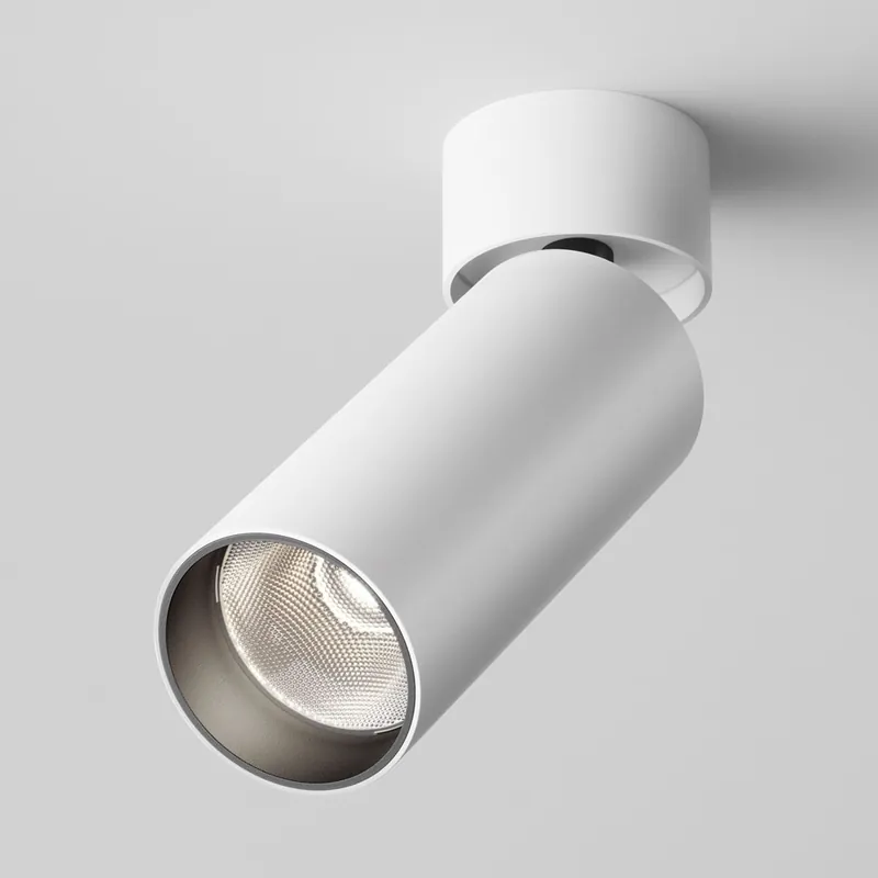 Ordina Subito Faretto da soffitto in alluminio con diffusore a LED dal design moderno - 12W - Lumen 900 - 2200k Luce Calda - IP20