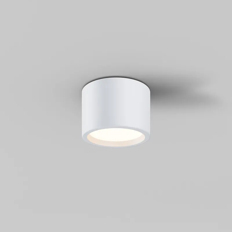 Faretto da soffitto a LED con struttura in alluminio rotonda - 10W - Lumen 650 - 3000k Luce Calda - IP44 Pagamento Sicuro