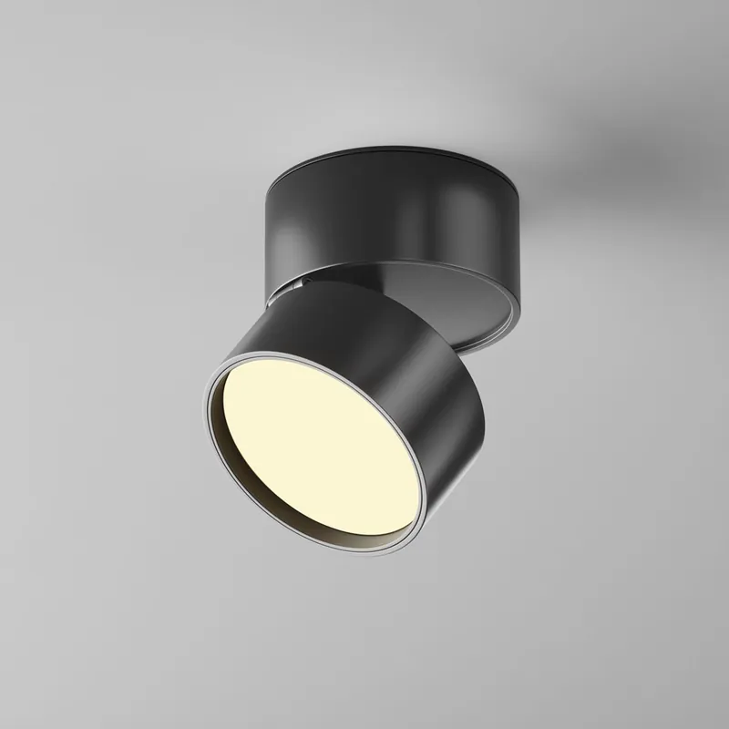 Faretto da soffitto a led con diffusore in alluminio orientabile - 12W - Lumen 850 - 2700k Luce Calda - IP20 Ultime Pezzi