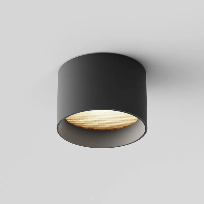 Spedito Oggi Faretto da soffitto in alluminio con diffusore a led dal design moderno - 8W - Lumen 580 - 3000k Luce Calda - IP20