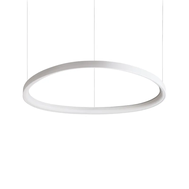 Lampada a sospensione a led grande in alluminio dal design moderno - 56W - Lumen 6300 - 3000k Luce Calda - IP20 Quantità Limitata