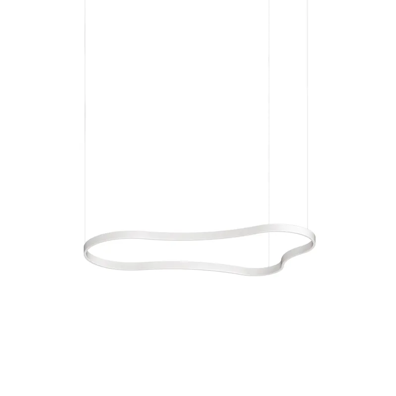 Lampada a sospensione LED grande con struttura in alluminio dal design moderno - 54W - Lumen 7500 - 3000k Luce Calda - IP20 Offerta Speciale