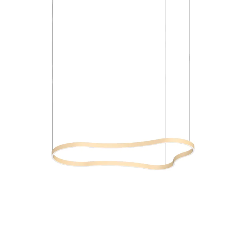 Offerta Del Giorno Lampada a sospensione LED grande con struttura in alluminio dal design moderno - 54W - Lumen 7500 - 3000k Luce Calda - IP20