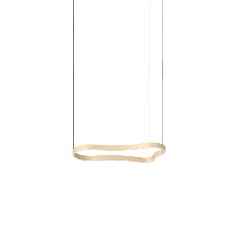 Scelto Dai Clienti Lampada a sospensione LED piccola con struttura in alluminio dal design moderno - 37W - Lumen 5000 - 3000k Luce Calda - IP20