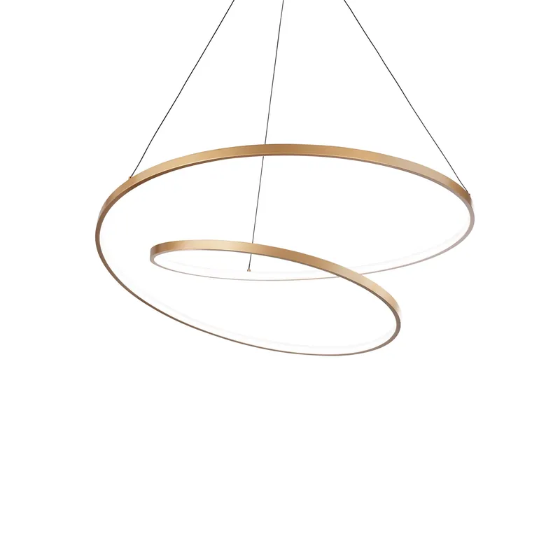 Lampada a sospensione media con diffusore a LED dal design moderno - 47W - Lumen 5100 - 3000k Luce Calda - IP20 Saldi
