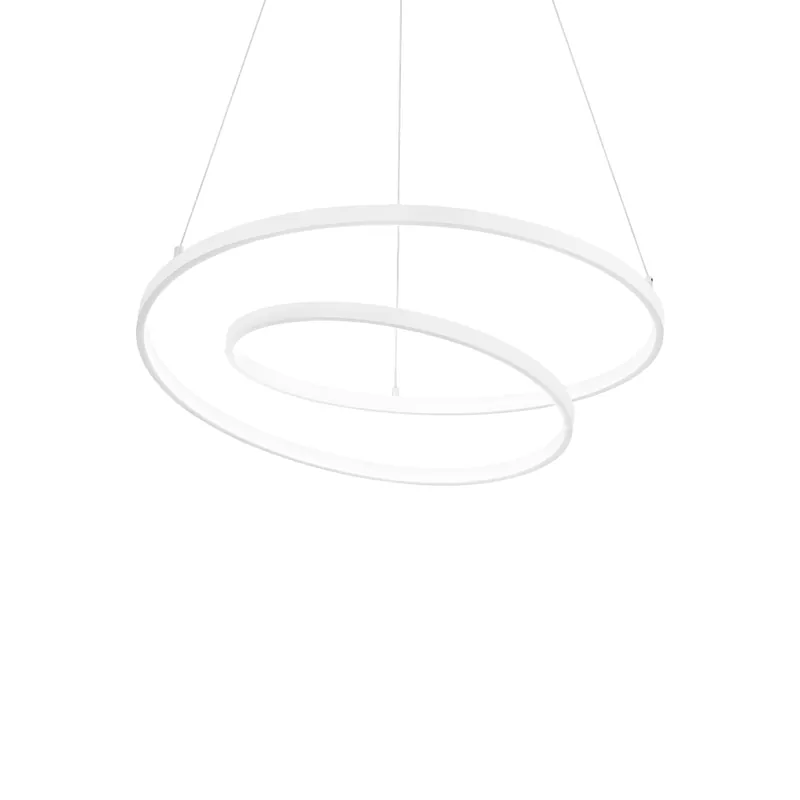 Spedito Oggi Lampada a sospensione media con diffusore a LED dal design moderno - 47W - Lumen 5100 - 3000k Luce Calda - IP20