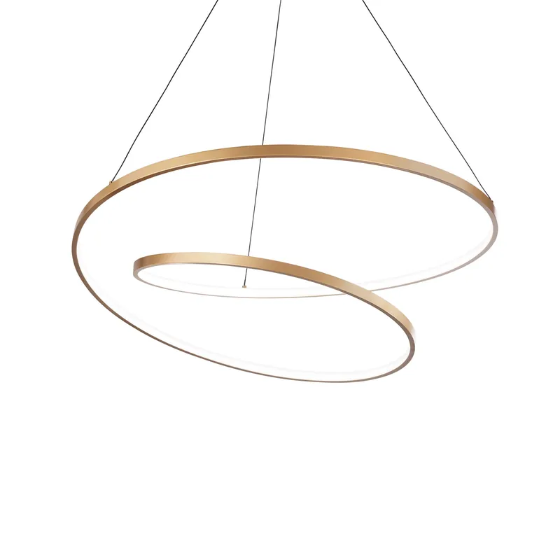 Lampada a sospensione grande con diffusore a LED dal design moderno - 52W - Lumen 6100 - 3000k Luce Calda - IP20 Promo Stagionale