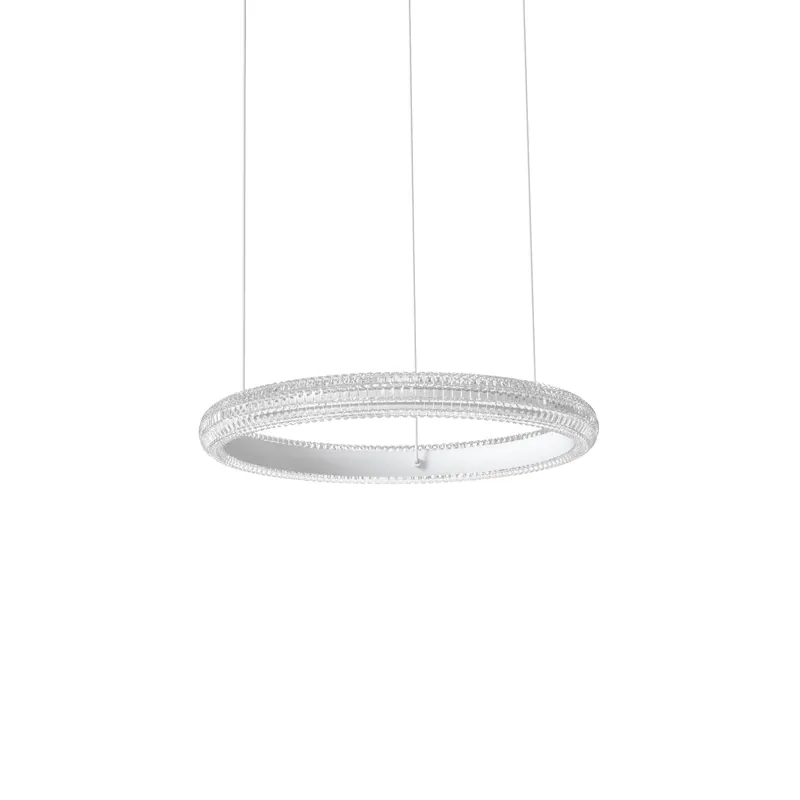 Prezzo Scontato Lampada a sospensione piccola in alluminio con diffusore a led - 25W - Lumen 3300 - 3000k Luce Calda - IP20