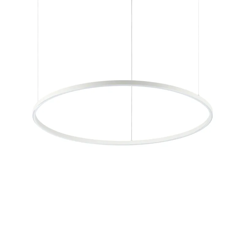 Lampada a sospensione con diffusore rotondo a led D.90 - 53W - Lumen 5200 - 3000k Luce Calda - IP20 Di Tendenza