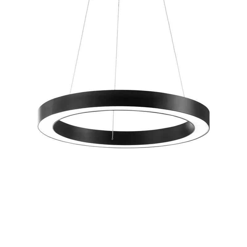 Compra Oggi Stesso Lampada a sospensione a led in allumino con diffusore in acrilico media - 33W - Lumen 3800 - 3000k Luce Calda - IP20