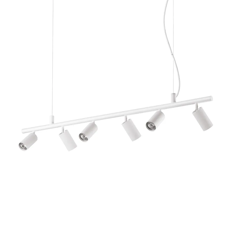 Occasione Imperdibile Lampada a sospensione grande con 6 faretti orientabili - 28W - IP20