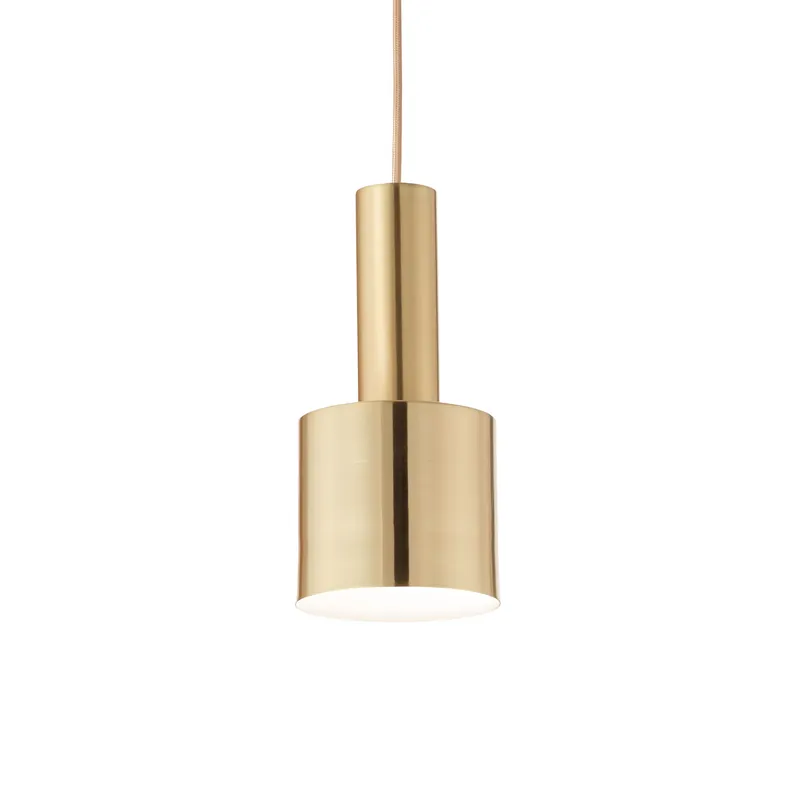 Prezzo Conveniente Lampada a sospensione con singolo diffusore in metallo dal design moderno - 60W - IP20