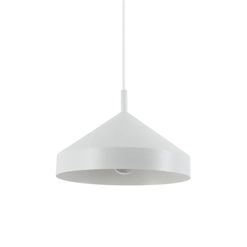 Pagamento Sicuro Lampada a sospensione moderna con diffusore in metallo medio - 60W - IP20