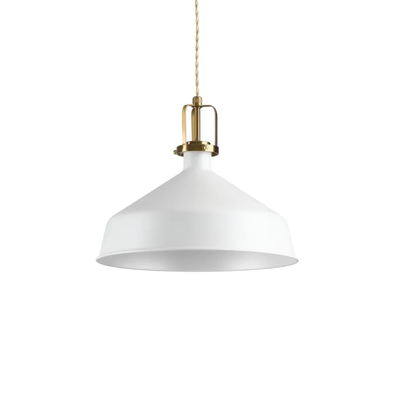 Lampada a sospensione con diffusore in metallo grande dal design industrial - 42W - IP20 Prezzo Scontato