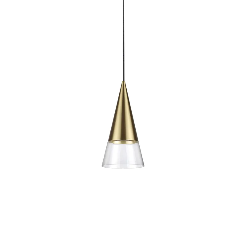 Più Venduto Lampada a sospensione moderna con diffusore in vetro a cono - 28W - IP20