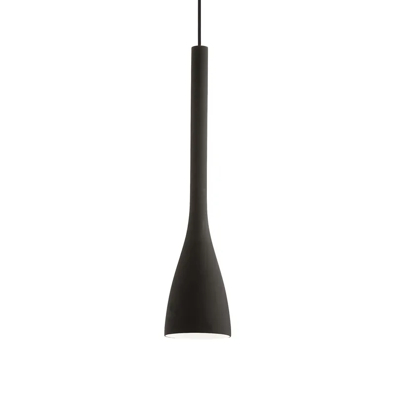 Lampada a sospensione moderna in metallo con diffusore grande in vetro - 60W - IP20 Di Tendenza
