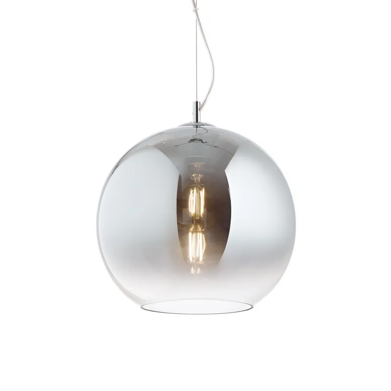 Soddisfatti O Rimborsati Lampada a sospensione di design in metallo con diffusore in vetro grande - 42W - IP20