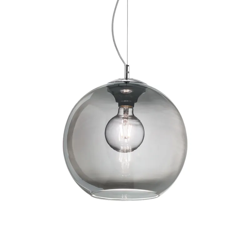 Promozione Esclusiva Lampada a sospensione di design in metallo con diffusore in vetro grande - 42W - IP20