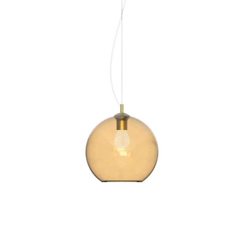 Lampada a sospensione di design in metallo con diffusore in vetro medio - 42W - IP20 Offerta Speciale