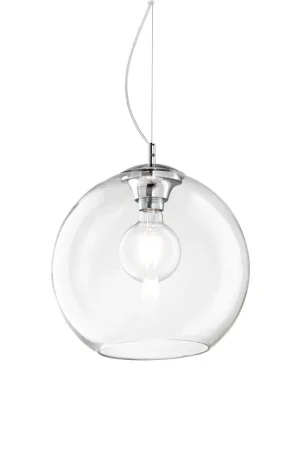 A Buon Prezzo Lampada a sospensione di design in metallo con diffusore in vetro medio - 42W - IP20