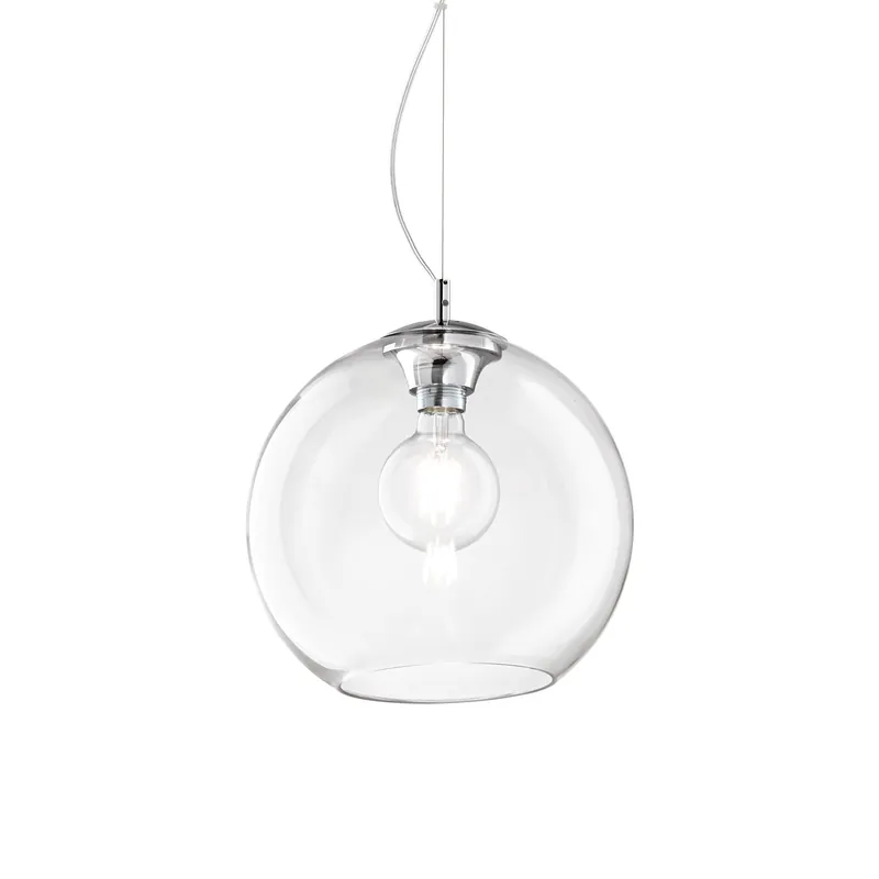 A Buon Prezzo Lampada a sospensione di design in metallo con diffusore in vetro medio - 42W - IP20